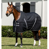 Coperta da box Horseware Rambo 100g Nero / temporale / grigio argento