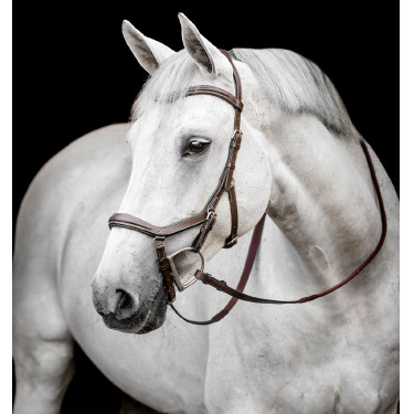 Briglia Horseware Micklem Deluxe Competition Havana scuro Marrone