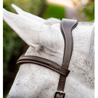 Briglia Horseware Micklem Deluxe Competition Havana scuro Marrone