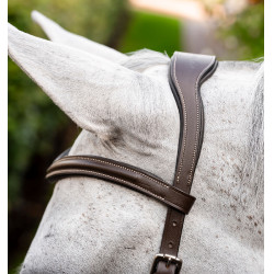 Briglia Horseware Micklem Deluxe Competition Havana scuro Marrone