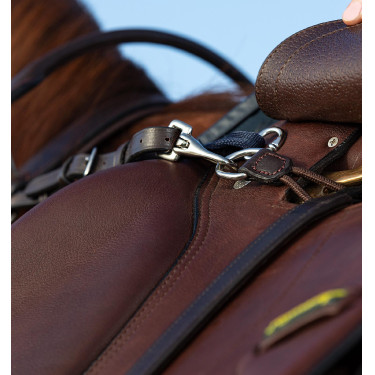 Pettorale Horseware Micklem con martingala Marrone