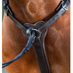 Pettorale Horseware Micklem con martingala Marrone