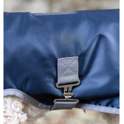 Coperta terapeutica per cane Horseware Ionic 50g Blu imperiale / argento e blu navy