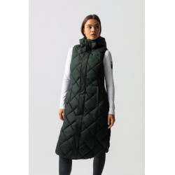 Gilet lungo imbottito senza maniche Gem B Vertigo Scarabèo verde