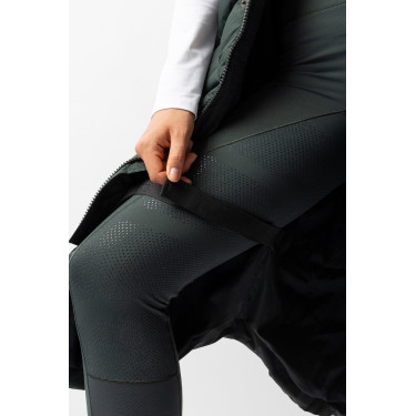 Gilet lungo imbottito senza maniche Gem B Vertigo Scarabèo verde