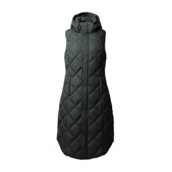 Gilet lungo imbottito senza maniche Gem B Vertigo Scarabèo verde