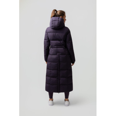 Cappotto lungo trapuntato da donna Paloma Horze Morella nera