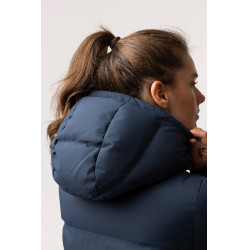 Cappotto lungo trapuntato da donna Paloma Horze Mirtillo Grigio