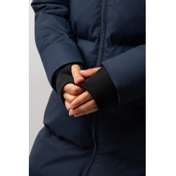 Cappotto lungo trapuntato da donna Paloma Horze Mirtillo Grigio