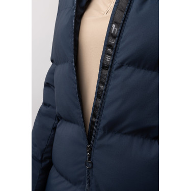 Cappotto lungo trapuntato da donna Paloma Horze Mirtillo Grigio