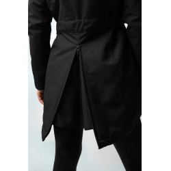 Giacca imbottita riscaldata lunga Jadine Horze inverno Nero