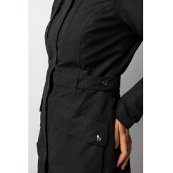 Giacca imbottita riscaldata lunga Jadine Horze inverno Nero