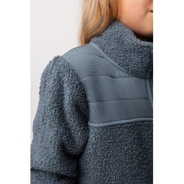 Giacca in pile ibrida Misha per bambini Tempo temporalesco Grigio Giacca in pile ibrida Misha per bambini Tempo temporalesco Grigio