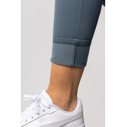 Pantaloni da equitazione termici Horze Grand Prix Pro da donna con grip integrale Tempo temporalesco Grigio