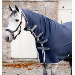 Copriveste asciugante Horseware integrale Amigo Jersey Marino / grigio titanio / argento Blu marino Copriveste asciugante Horseware integrale Amigo Jersey Marino / grigio titanio / argento Blu marino