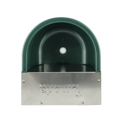 Abbeveratoio a livello costante Umbria Equitazione con coperchio in inox Verde