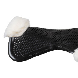 Ammortizzatore Acavallo in gel NS-S Classic-S taglio piatto Nero / montone bianco