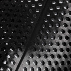 Ammortizzatore Acavallo in gel NS-S Classic-S taglio piatto Nero / montone bianco