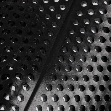 Ammortizzatore Acavallo in gel NS-S Classic-S taglio piatto Nero / montone bianco