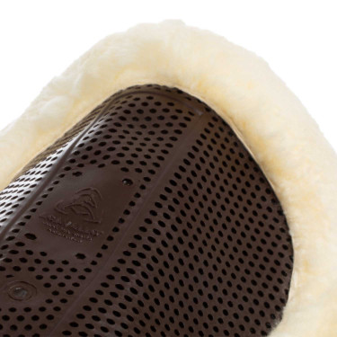 Ammortizzatore Acavallo Gel NS-S Classic-S taglio piatto demi Marrone / montone naturale