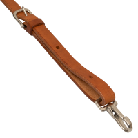 Attacco in cuoio ingrassato western Pool’s Olio chiaro Marrone