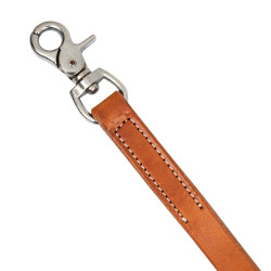 Attacco in cuoio ingrassato western Pool’s Olio chiaro Marrone