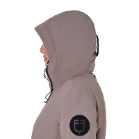 Giacca Equestro da donna idrorepellente e antivento Tigrato Marrone