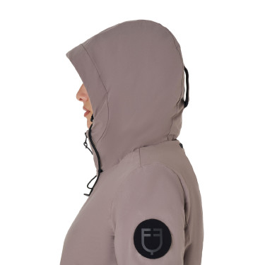 Giacca Equestro da donna idrorepellente e antivento Tigrato Marrone