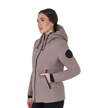 Giacca Equestro da donna idrorepellente e antivento Tigrato Marrone