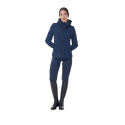 Giacca impermeabile da donna Equestro x FISE Blazer marine Blu marino