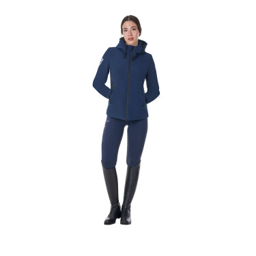 Giacca impermeabile da donna Equestro x FISE Blazer marine Blu marino