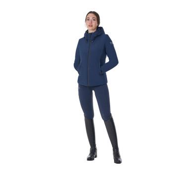 Giacca impermeabile da donna Equestro x FISE Blazer marine Blu marino