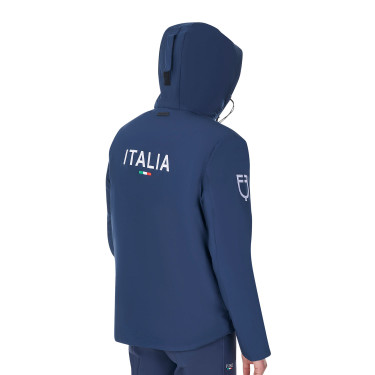 Giacca impermeabile da uomo Equestro x FISE Blazer marine Blu marino