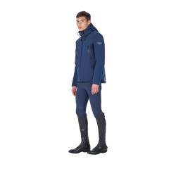 Giacca impermeabile da uomo Equestro x FISE Blazer marine Blu marino