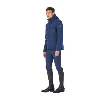 Giacca impermeabile da uomo Equestro x FISE Blazer marine Blu marino