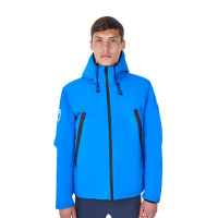 Giacca impermeabile da uomo Equestro x FISE Blu di Savoia