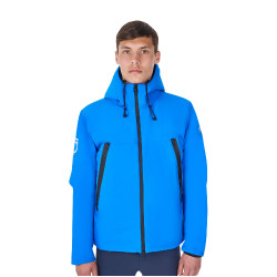 Giacca impermeabile da uomo Equestro x FISE Blu di Savoia
