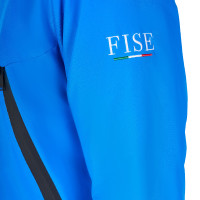 Giacca impermeabile da uomo Equestro x FISE Blu di Savoia