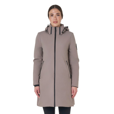 Giacca lunga da donna Equestro idrorepellente e antivento Tigrato