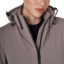 Giacca lunga da donna Equestro idrorepellente e antivento Tigrato