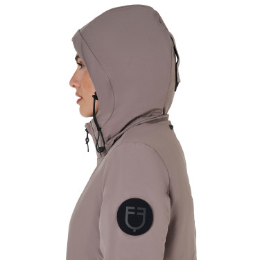 Giacca lunga da donna Equestro idrorepellente e antivento Tigrato