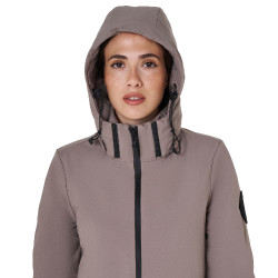 Giacca lunga da donna Equestro idrorepellente e antivento Tigrato