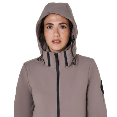 Giacca lunga da donna Equestro idrorepellente e antivento Tigrato