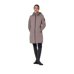 Giacca lunga da donna Equestro idrorepellente e antivento Tigrato
