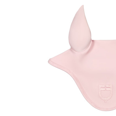 Cuffia Equestro Silica con logo Lilla chiaro