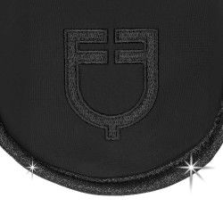 Cuffia Equestro Universe in tessuto tecnico con dettagli scintillanti Nero