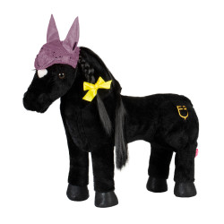 Cuffietta per cavallo giocattolo Equestro Rosa grigio scuro