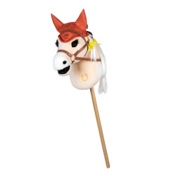 Cuffietta per hobby horse Equestro Rosso mattone