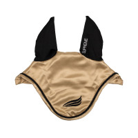 Cuffia in raso Supreme con orecchie elastiche Beige