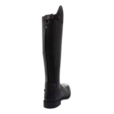 Stivali unisex Supreme in morbida pelle con zip posteriore Nero